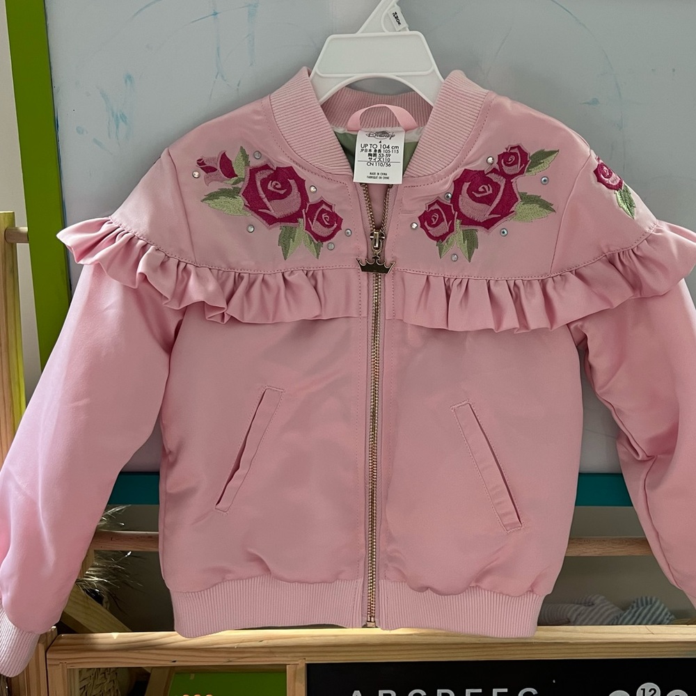 Darling NWOT DISNEY princess TODDLER JACKET! 4T